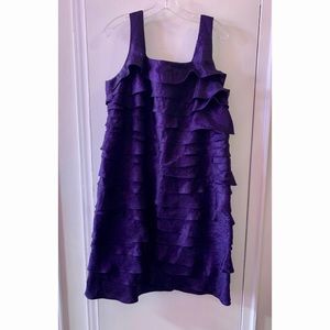 Purple Dress With Ruffles